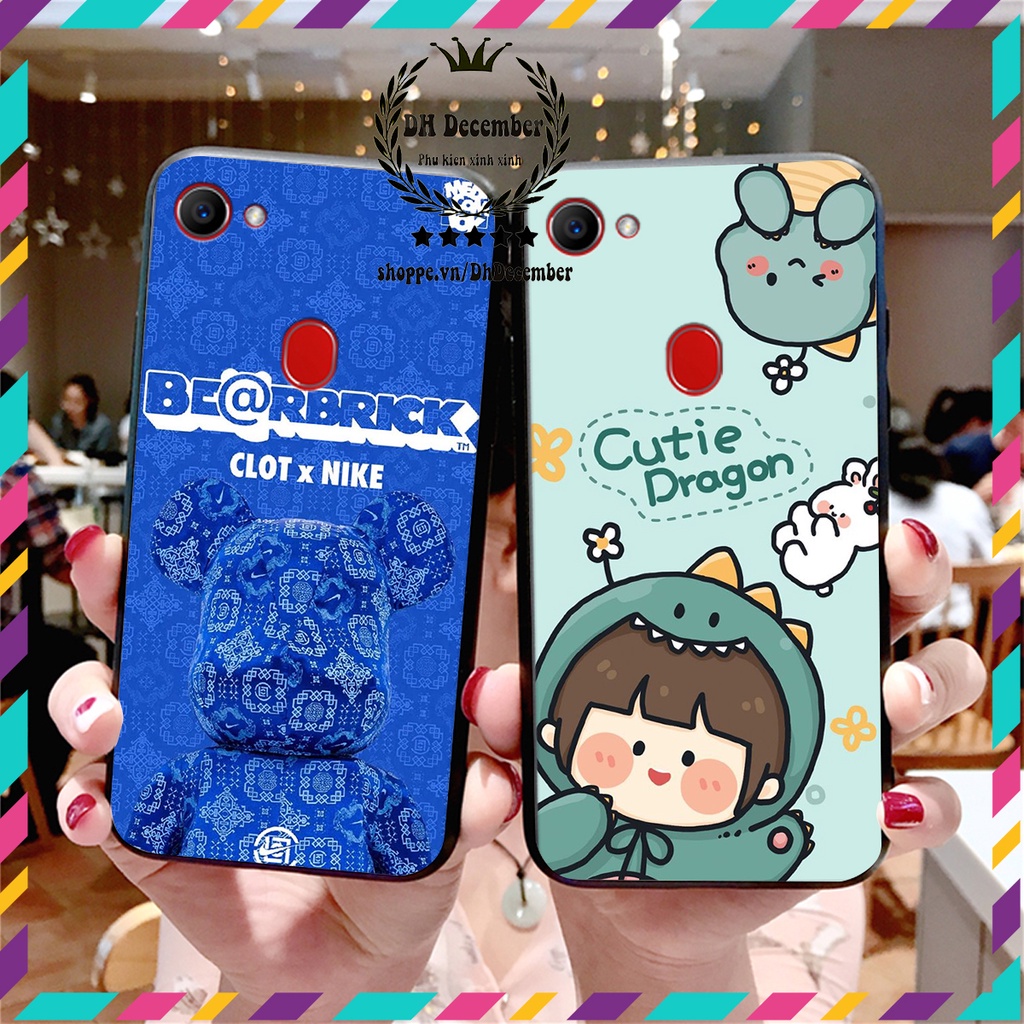 Ốp lưng Oppo F5 / F7 in hình 3D lucky, gấu Brick xinh xắn - KHÔNG NÊN BỎ LỠ