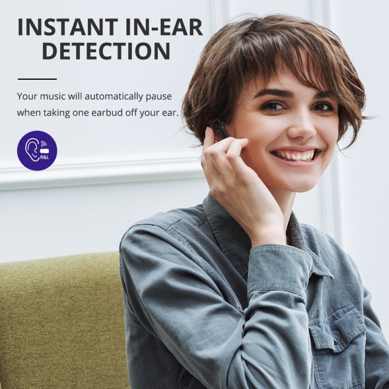 Tai Nghe Nhét Tai Bluetooth 5.2 Tronsmart Apollo Air Hoạt Động Loại Bỏ Tiếng Ồn Có AptX, QualcommChip