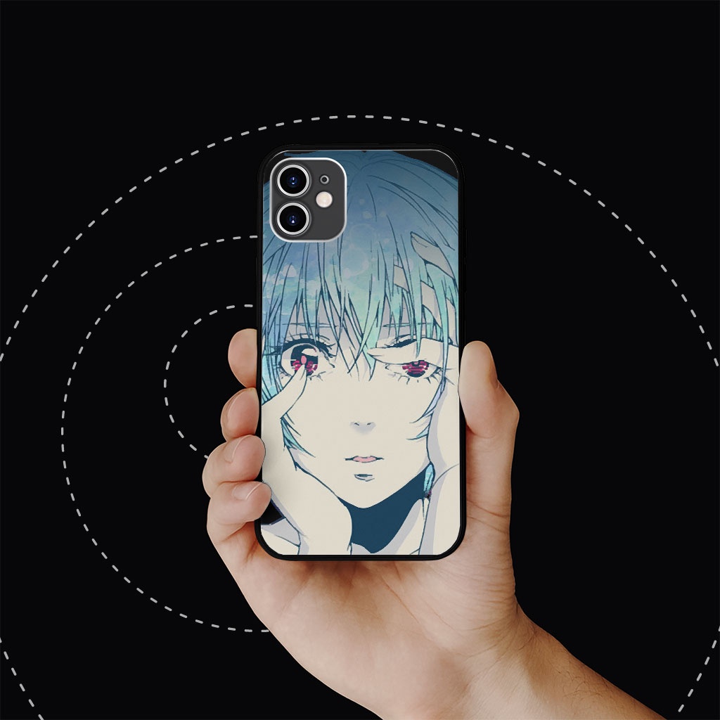 Ốp lưng Neon Genesis Evangelion Ayanami Rei khuôn mặt xinh đẹp cho IPHONE và SAMSUNG  MANGA00677