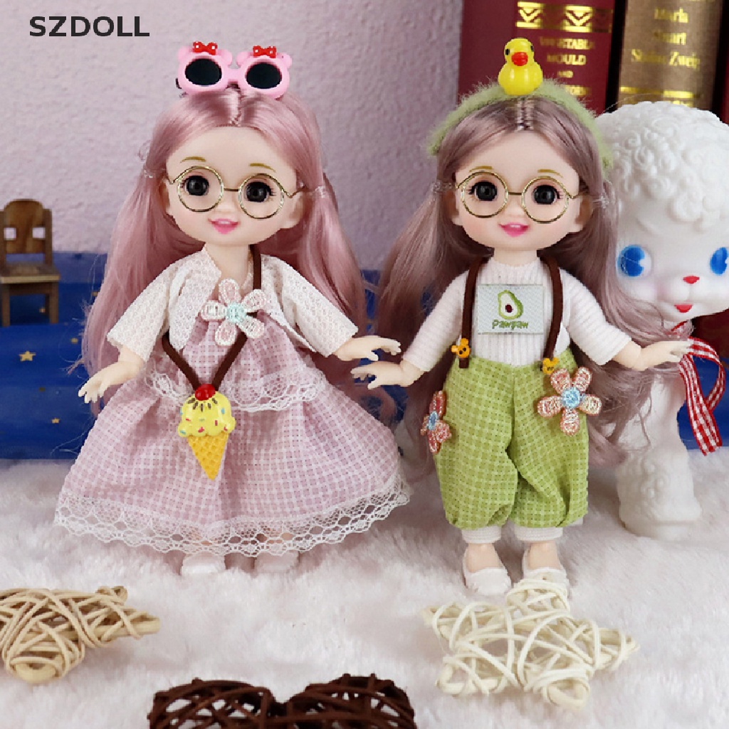 Đầm Búp Bê 16-18cm Cho Búp Bê Ob11
