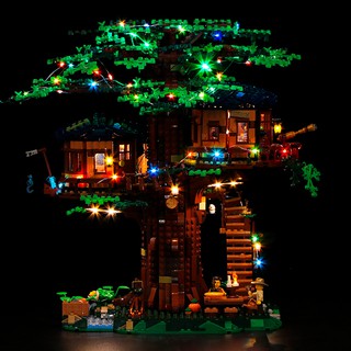Lắp ghép Mô hình Treehouse Ngôi Nhà trên cây 6007 có đèn led