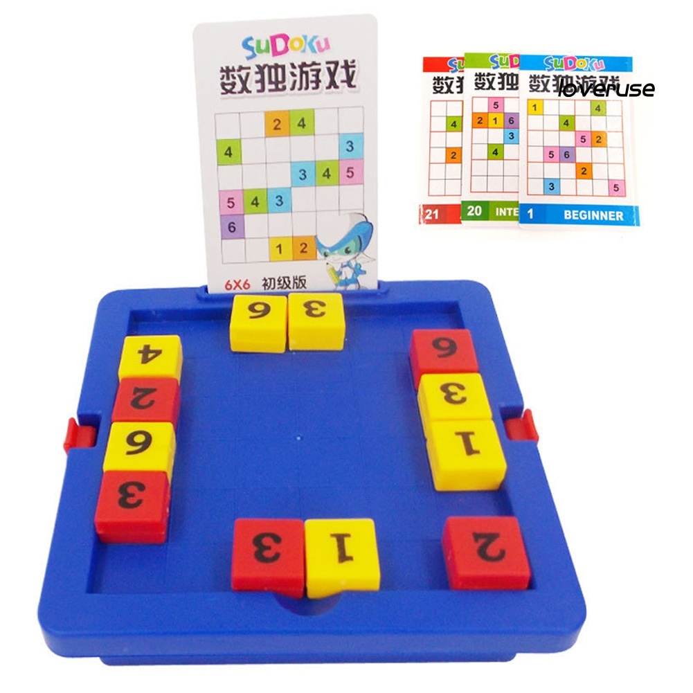 Bộ Đồ Chơi Sudoku Xếp Hình Phát Triển Trí Thông Minh Cho Bé