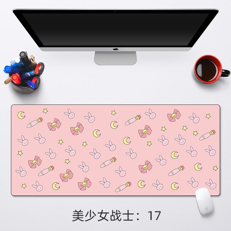 Tấm Lót Chuột Và Bàn Phím Cỡ Lớn 700x300 In Hình Thủy Thủ Mặt Trăng Sáng Tạo