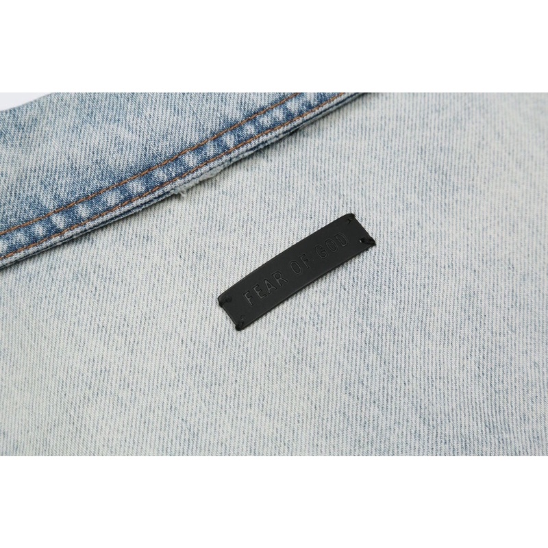 Áo bò FEAR OF GOD SS20 Ss20 - Demin jacket FEAR OF GOD SS20 / Demin jacket ESENTIALS ss20