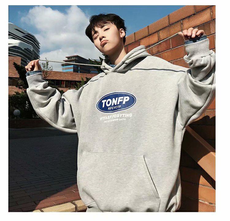 Áo Hoodie Nam Tay Dài Dáng Rộng Thời Trang Size M-5XL 3 Màu Tùy Chọn | BigBuy360 - bigbuy360.vn