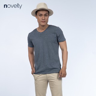 Áo thun nam cổ tim novelty 190161