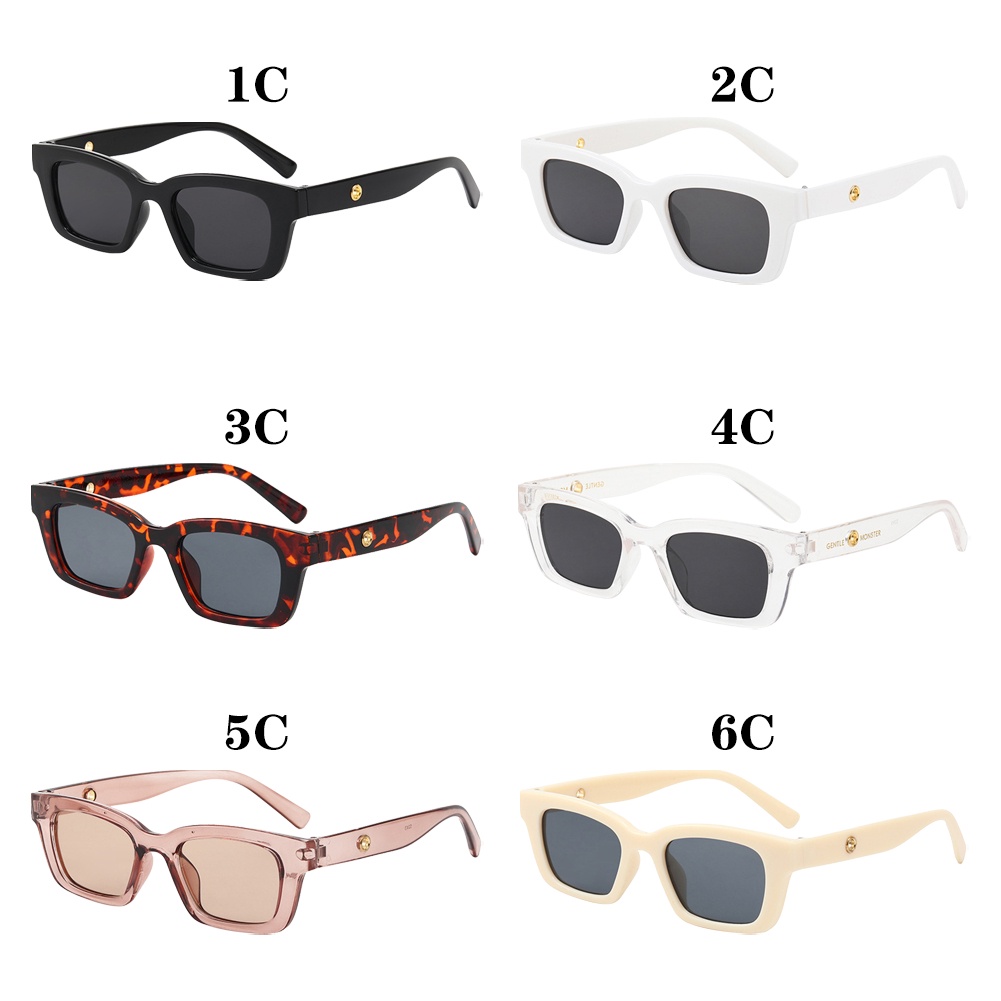 Kính Mát Kacamata Bingkai Persegi Baru Phong Cách Retro Hàn Quốc