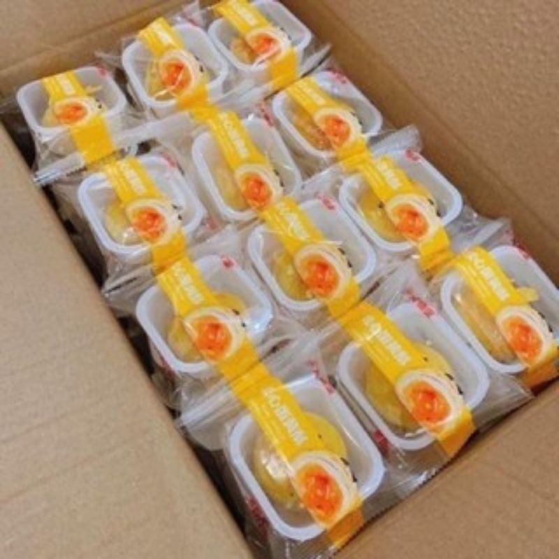 Bánh trứng chảy Egg Yolk Puff 1 cái - Bánh ngọt nhân lòng đỏ trứng Aidebao