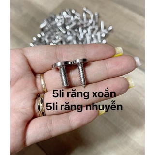 Mẫu Ốc Inox 5Li Xoắn - Nhuyễn