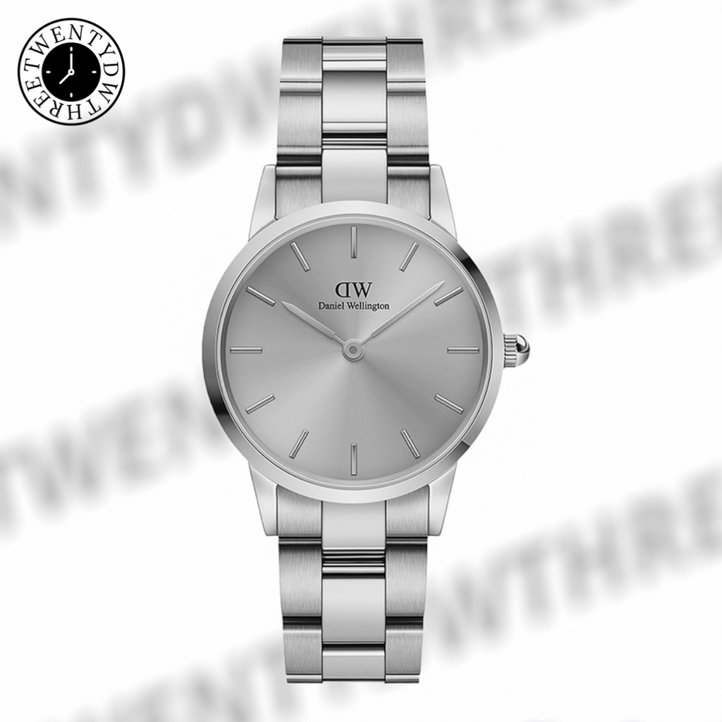 Đồng Hồ Nữ D.W Iconic Link Unitone Silver ( 28mm )