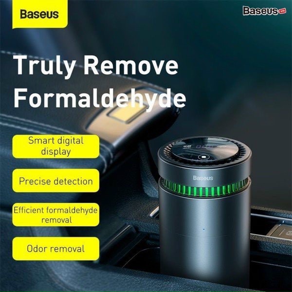 Bộ khử mùi và lọc không khí dùng cho xe hơi phân tử Supramolecule formaldehyde purifier/Baseus Molecular