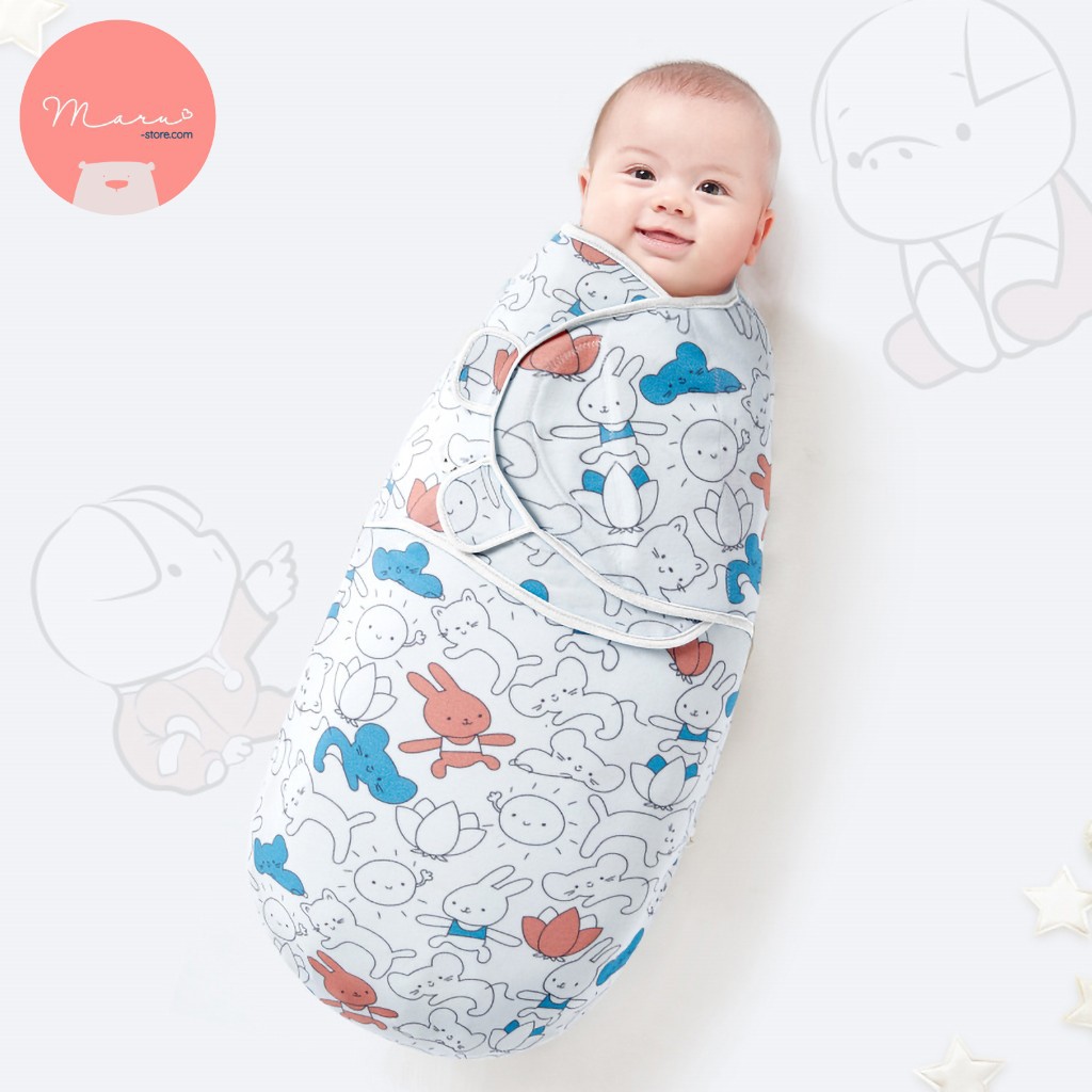 [Tặng ty giả] Khăn quấn swaddle CROWNED LOVE