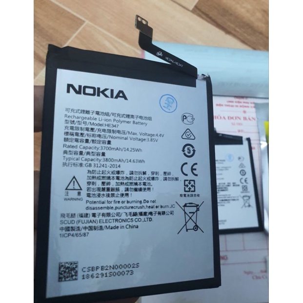 Pin nokia 7 plus he346 he347 3700mAh có bảo hành