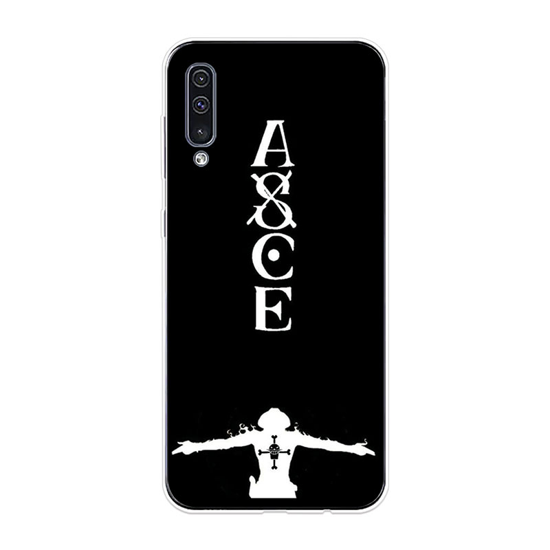 Ốp Lưng Samsung Galaxy A10 A20 A30 A40 A50 A70 A80 TPU mềm Case One Piece Black