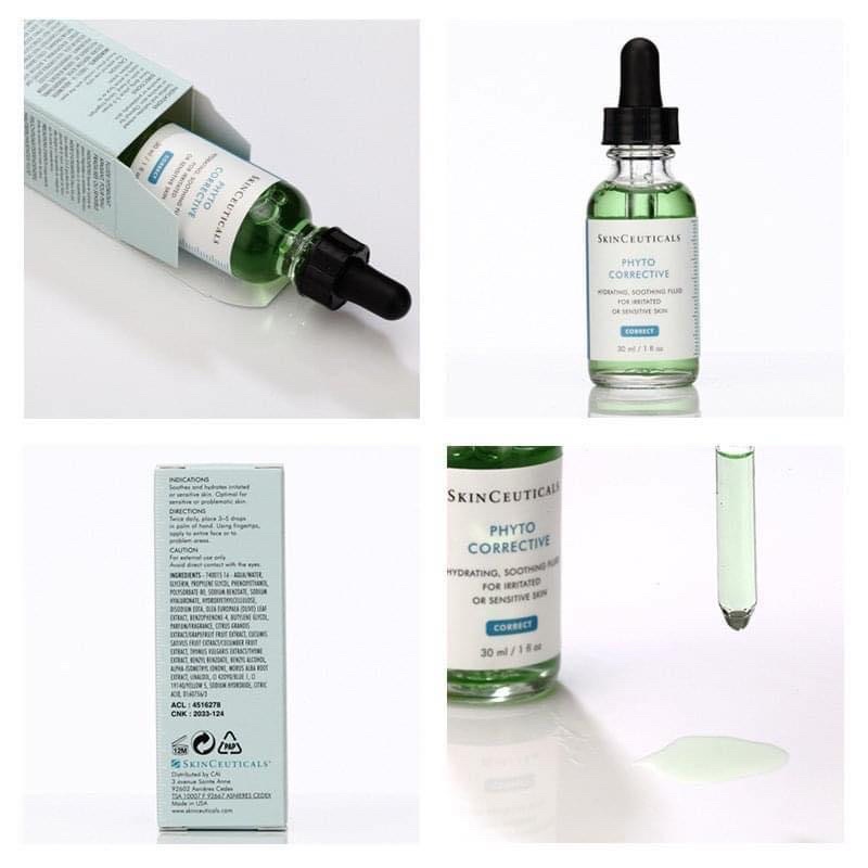[TEM CÔNG TY] Serum Skinceuticals Phyto Corrective 30ml Giảm Kích Ứng, Giảm Đỏ Cho Da