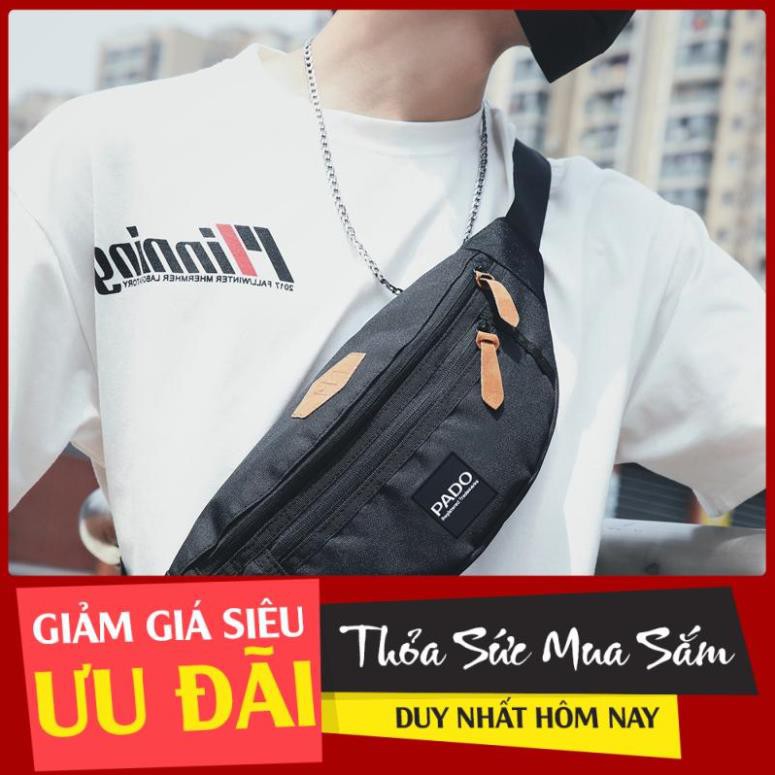 Túi Đeo Chéo Unisex New Streetbag Style, Túi Đeo Tiện Lợi, Túi Bao Tử Phong Cách Hàn Quốc PADO P472D Xịn xò cho khách iu