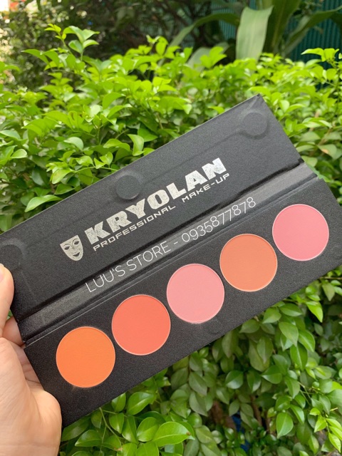 Bảng Má Hồng Kryolan 5 ô