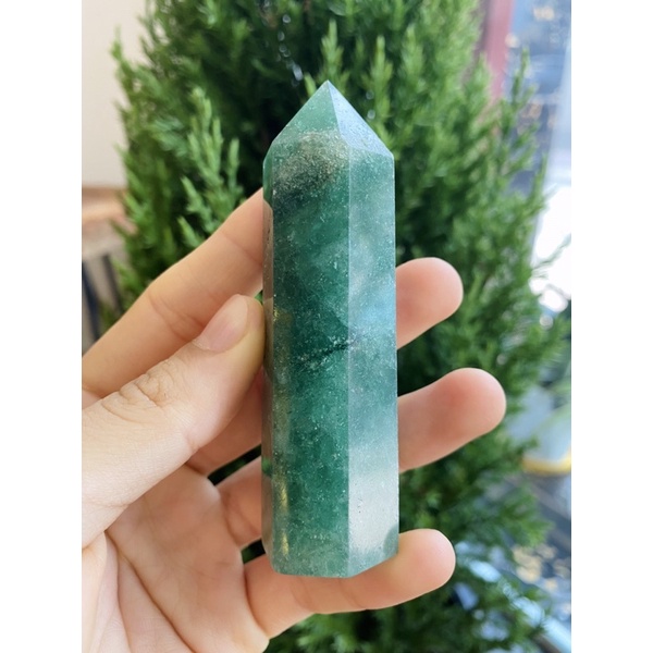 Trụ Green Strawberry Quartz