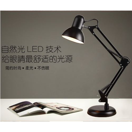 Đèn để bàn kiểu dáng pixa DPX03 độc đáo kèm bóng LED chống lóa và chân kẹp bàn