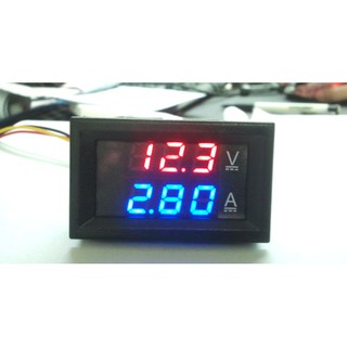 Đồng hồ đo điện áp và ampe kế DC 0-100V 10A có màn hình hiển thị LED