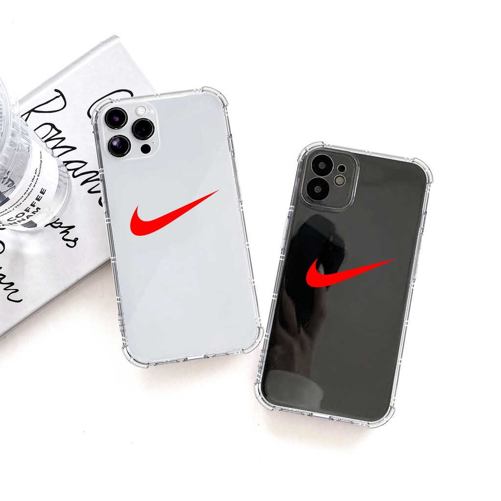 Ốp lưng trong chống sốc logo Nike bảo vệ đa chiều cho iphone 14 13 pro max 11 12 pro max mini x xr xs max 6 s 7 8 plus