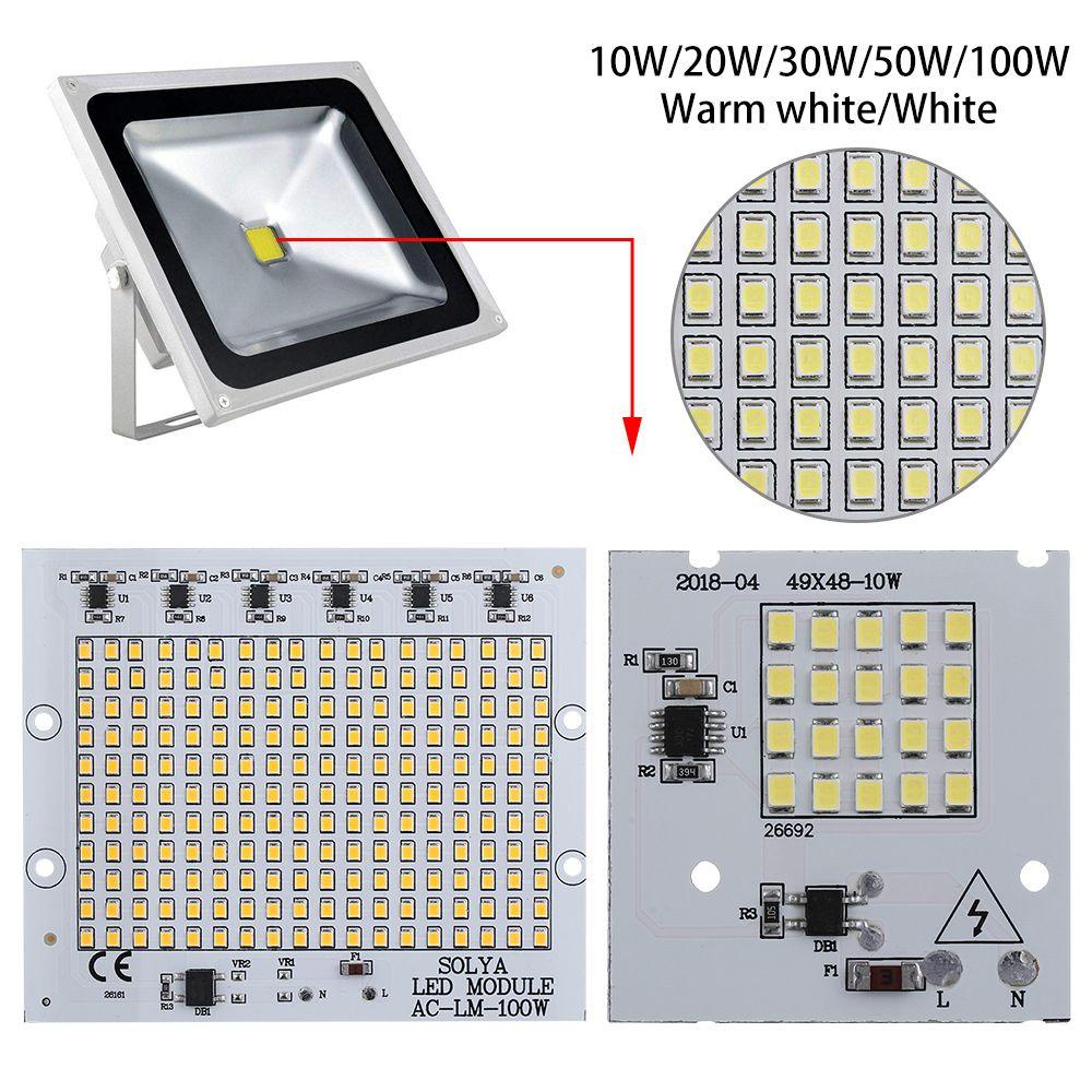 GOGOUP 1 Đèn LED Hạt Cườm Mới 10W 20W 30W 50W 100W 220V SMD2835