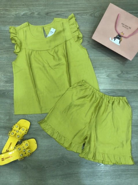 Set bộ đùi xô thái áo sác nách thời trang