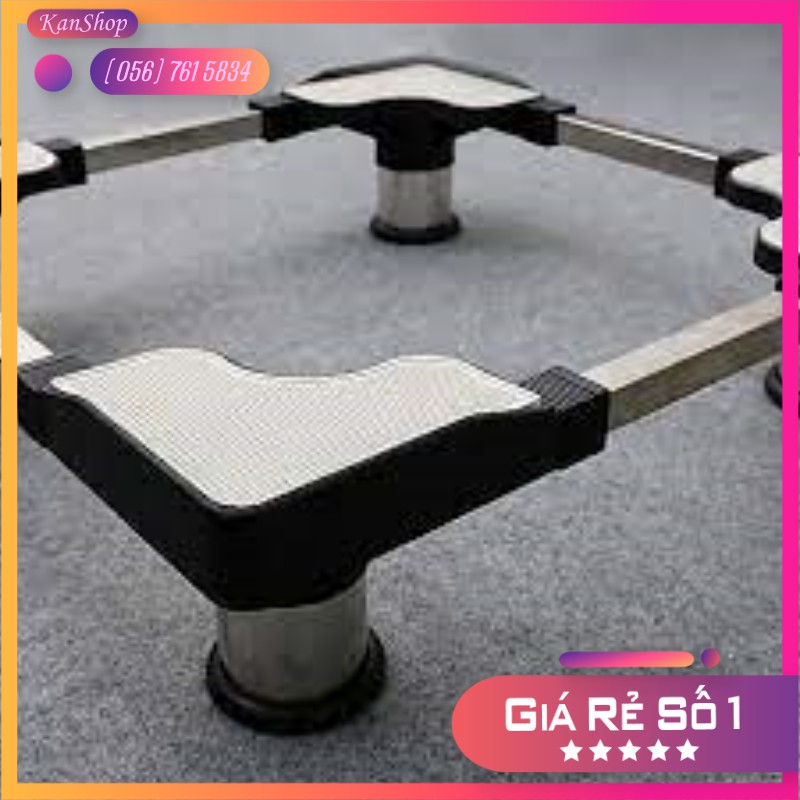 Chân Đế Máy Giặt Tủ Lạnh Inox Tiện Lợi