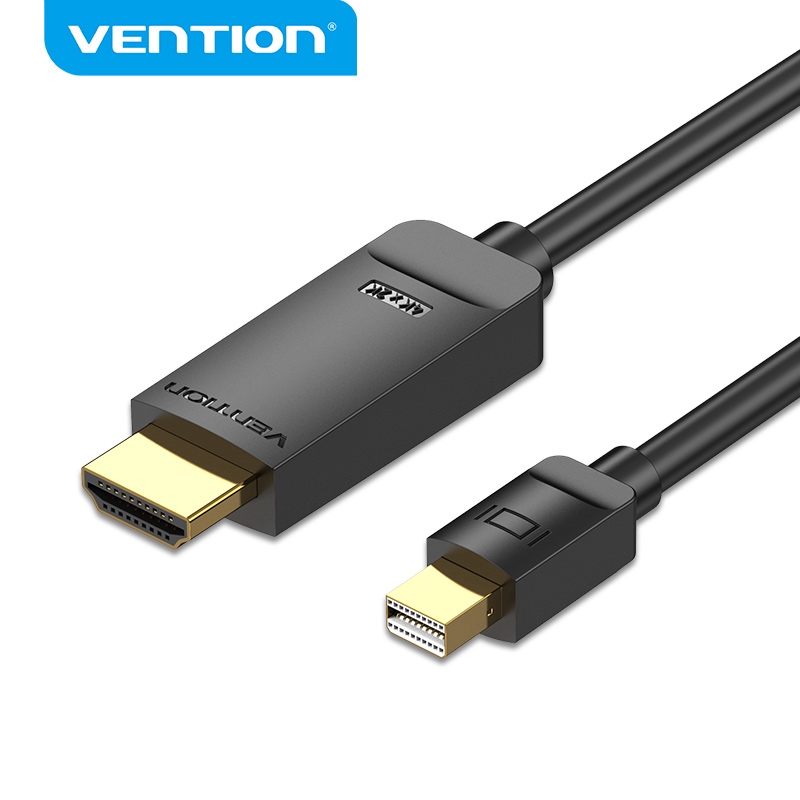 Cáp VENTION Chuyển Cổng Cắm Displayport Mini Sang Phích Cắm HDMI 4K 30HZ Dành Cho Macbook iMac