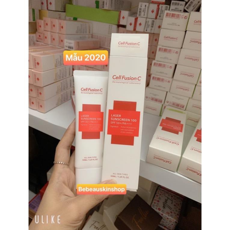 Mỹ phẩm siêu lành tính Cell Fusion C - Kem chống nắng Cell Fusion C Laser Suncreen 100