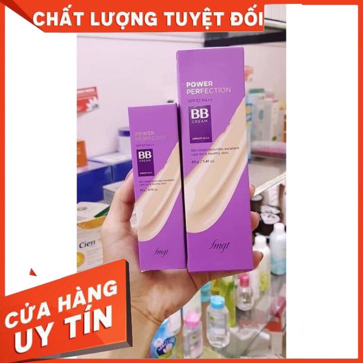 Kem Nền The Face Shop Power Perfection BB Cream SPF37 PA++20g và 40g- che khuyết điểm bật  sáng da tức thì  giúp bạn tu