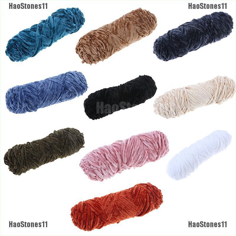 Cuộn len nhung siêu mịn mềm chất cashmere làm đồ thủ công 100g