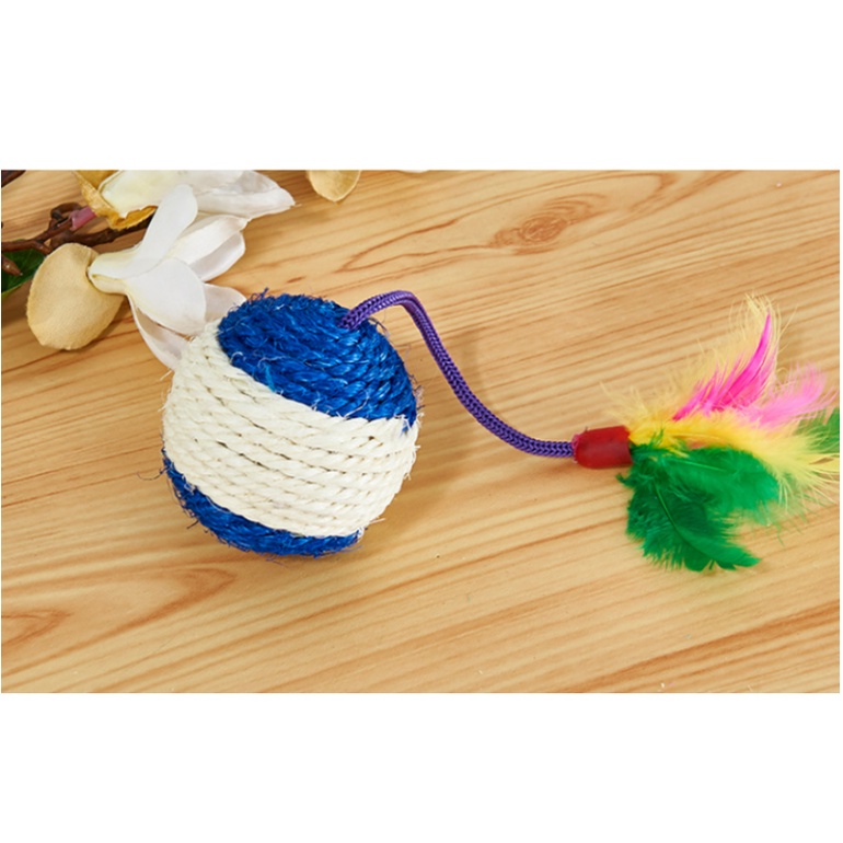 ĐỒ CHƠI CHO CHÓ MÈO CÀO MÓNG, MÀI RĂNG BẰNG VẢI SISAL - LOVE PETS SHOP