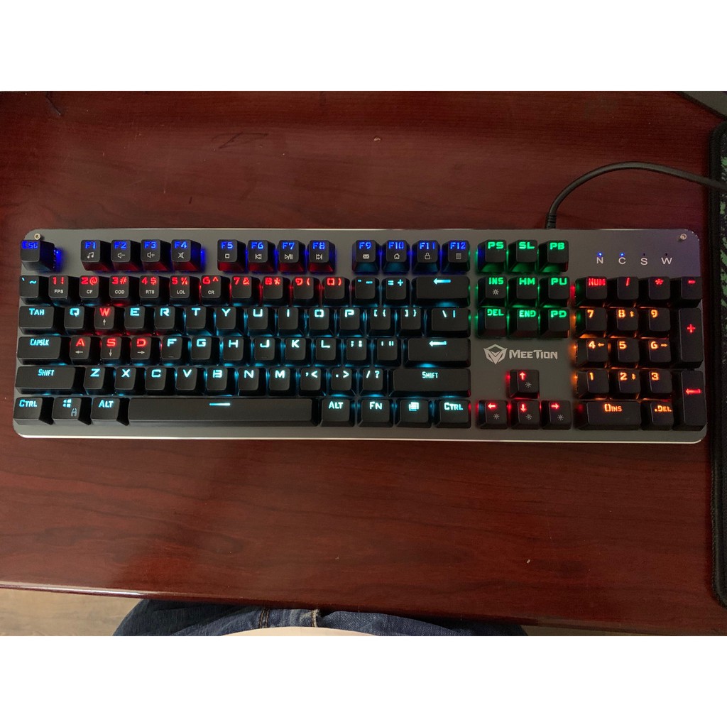 💕 Bàn phím cơ Meetion MK007💕  Bàn Phím Cơ Chuyên Game (Gaming) 💕 Chính Hãng Bảo Hành 24 Tháng 💕 | BigBuy360 - bigbuy360.vn