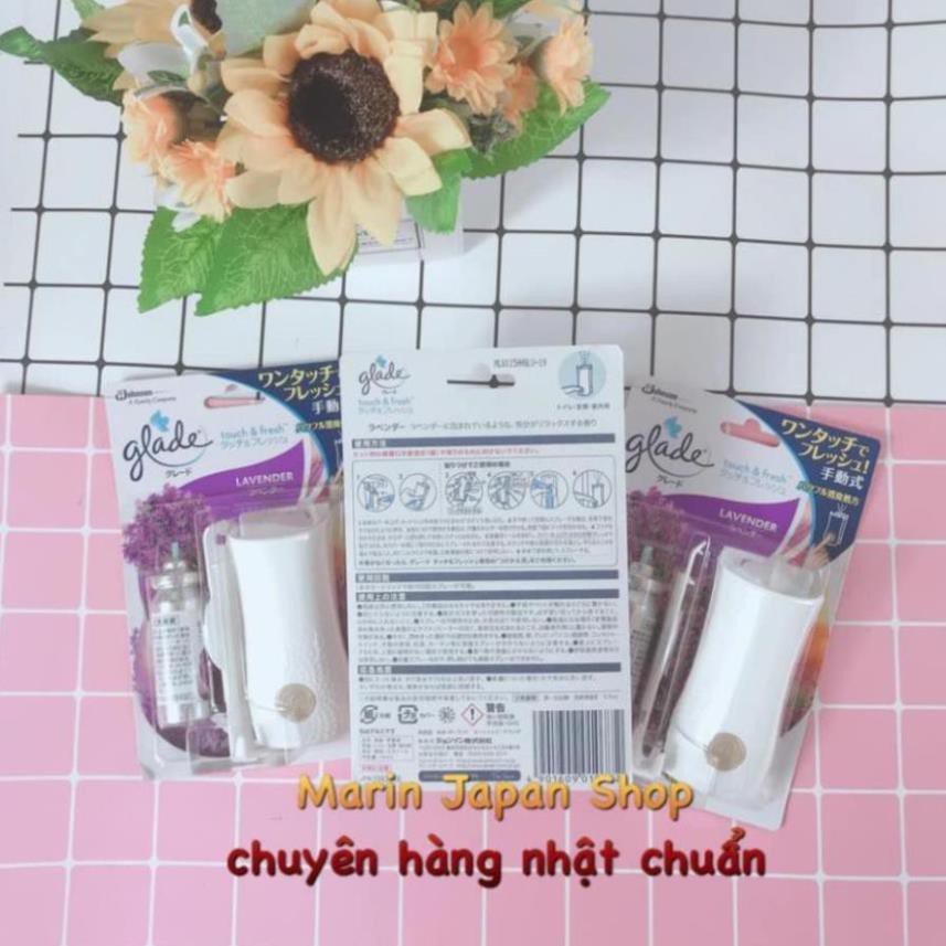 (SALE, Chuẩn store nhật) Máy xịt thơm phòng GLADE Nhật Bản + 1 lõi thay thế 14ml