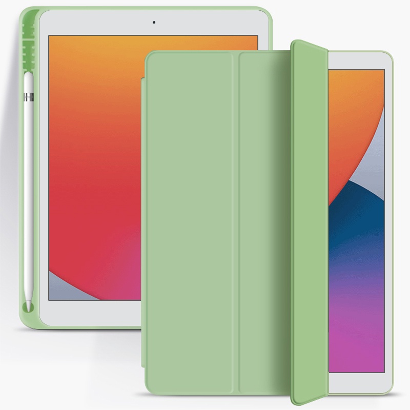 Bao Da Máy Tính Bảng Có Ngăn Đựng Bút Cho ipad air4 / air5 10.9 mini 6 / 5 / 4 8.3 / pro 11 inch 9th gen 10.2 / 6th / 5th / air2 9.7 / air3 / pro 10.5 Ốp