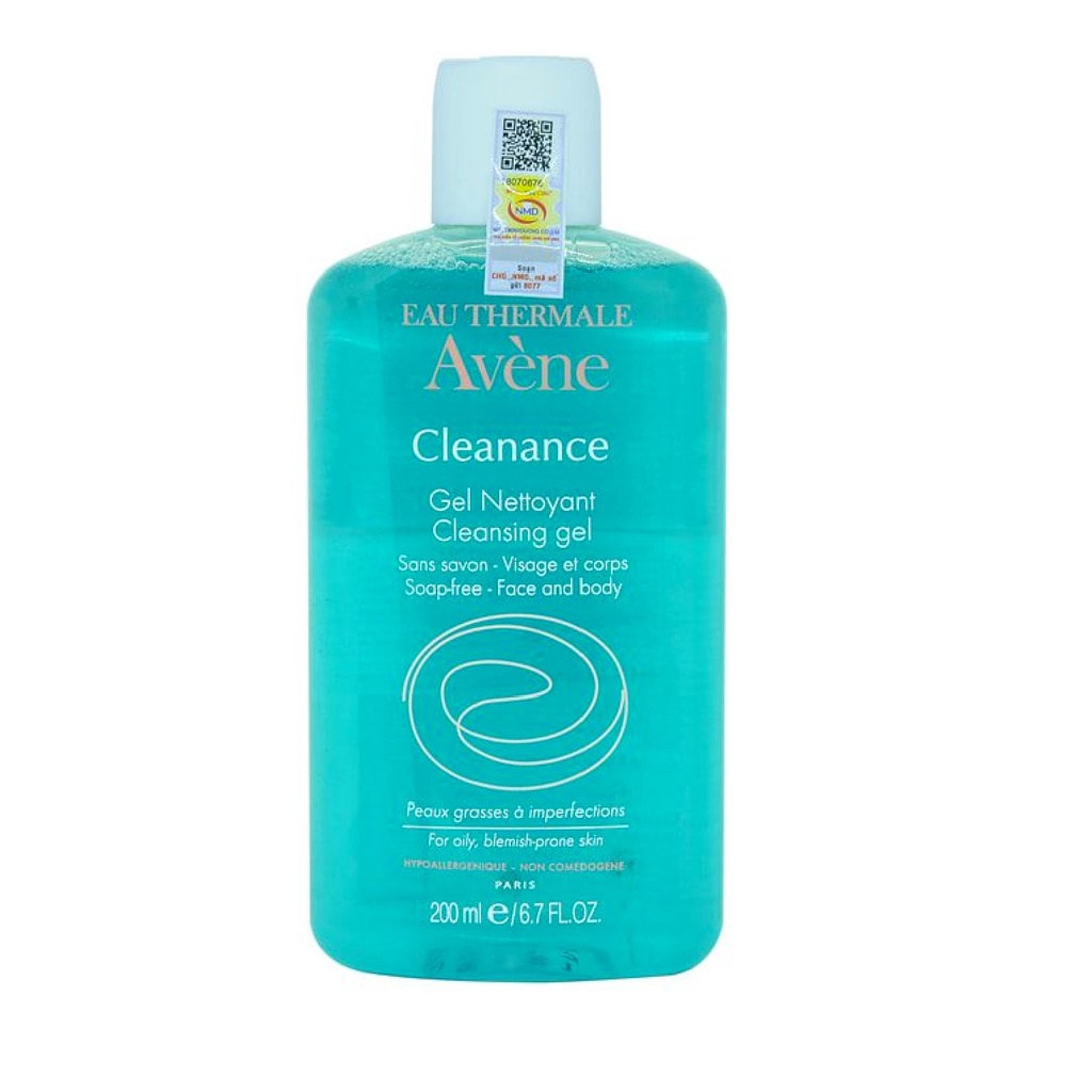 Sữa Rửa Mặt Dạng Gel Kiểm Soát Dầu, Ngăn Ngừa Mụn Avène Cleanance Gel Nettoyant Cleansing Gel 200ml
