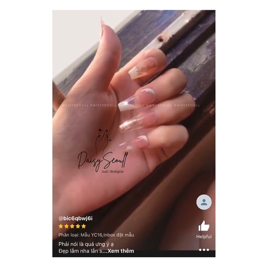 Nailbox bling bling thiết kế sơn thạch vẽ nhũ tráng gương - đọc ghi chú để xem màu