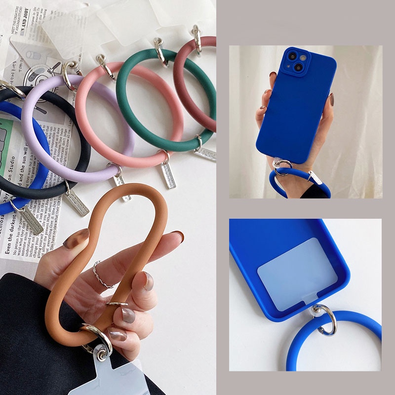 Dây Đeo Điện Thoại Bằng Silicone Chống Sốc Tiện Dụng
