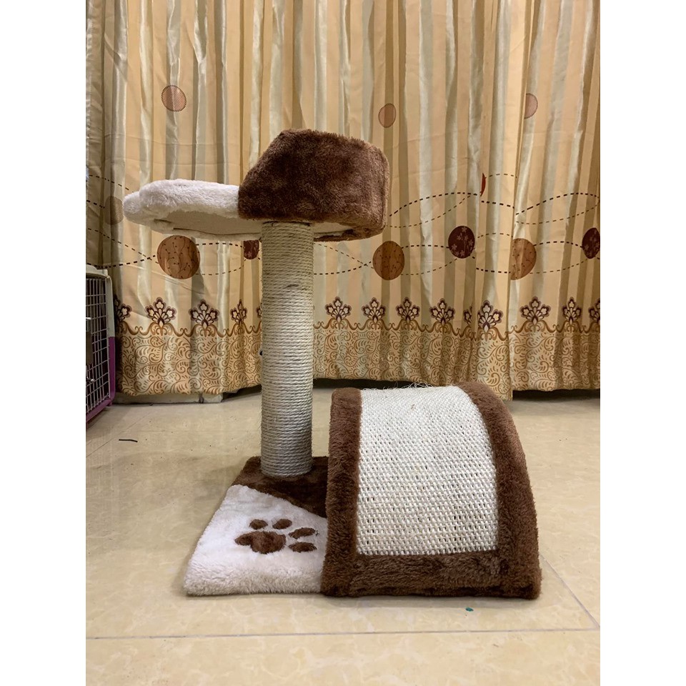 CATTREE 2 tầng , nhà cây , trụ cào móng cho mèo