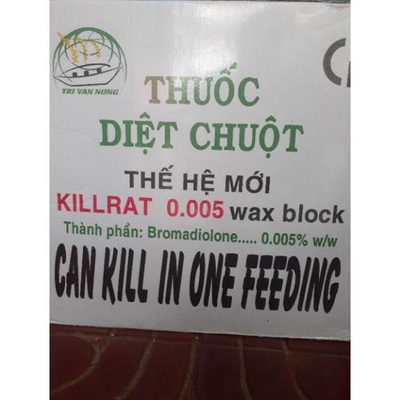 Thuốc diệt chuột Killrat thế hệ mới 0.005% gói 40gr
