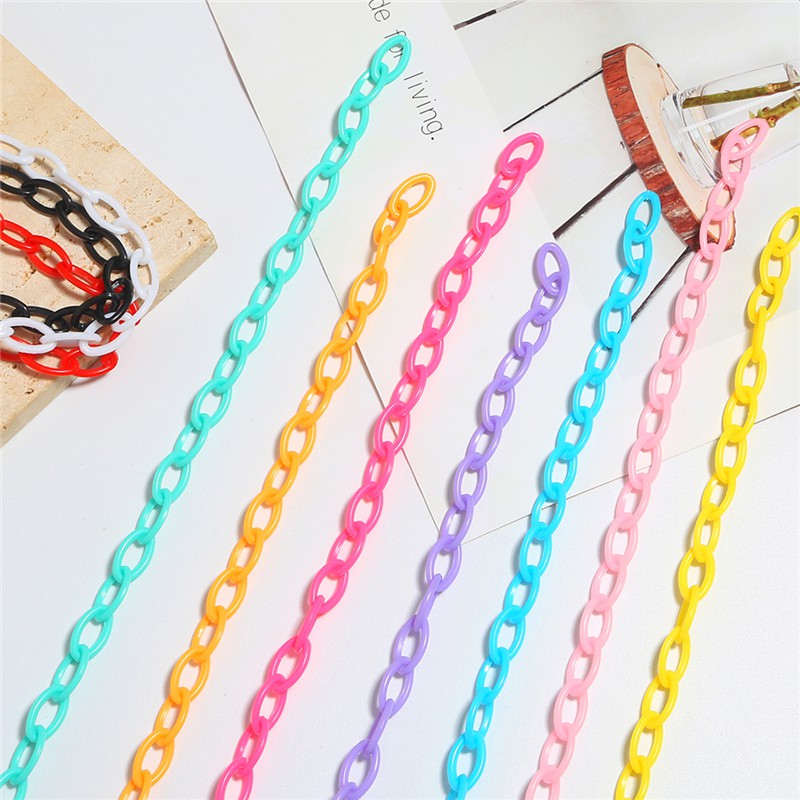 Chuỗi Dây Mắt Kính / Vòng Đeo Tay / Vòng cổ Dài 40cm Bằng Acrylic Diy