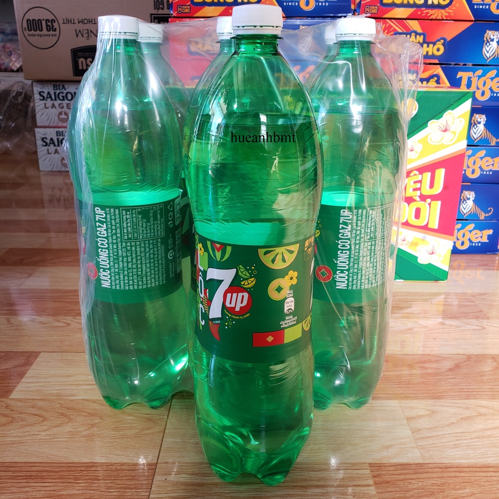 Chai nước ngọt 7 Up vị chanh chai 1.5L