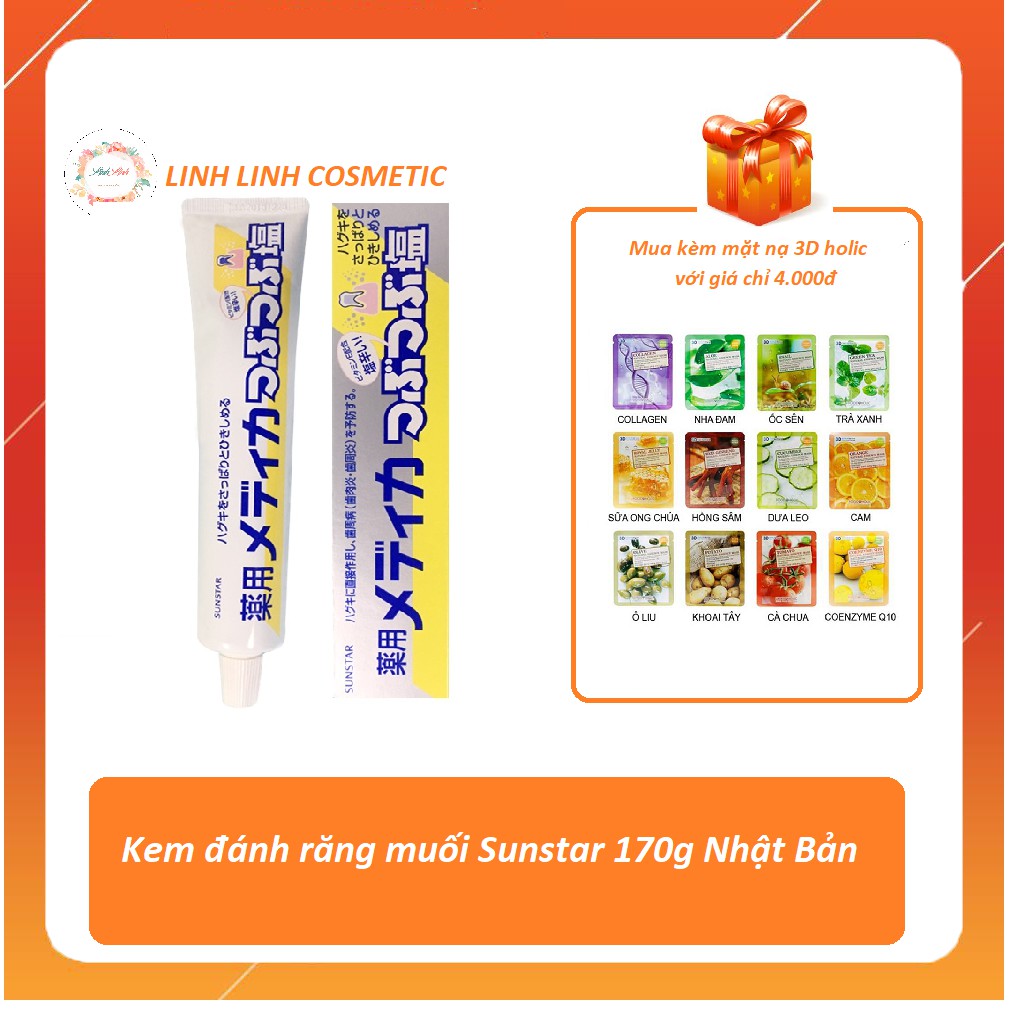 Kem đánh răng muối Sunstar 170g Nhật Bản