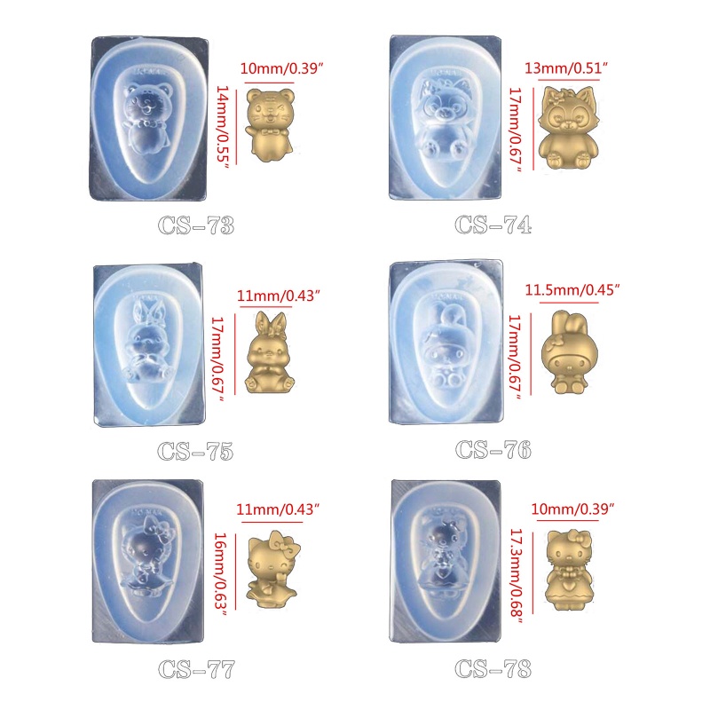 Khuôn silicone Tạo Hình Trang Trí Móng Tay 3d diy