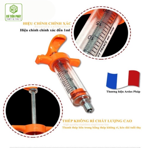 Xi lanh tiêm lợn, bơm tiêm nhựa ARDES cao cấp