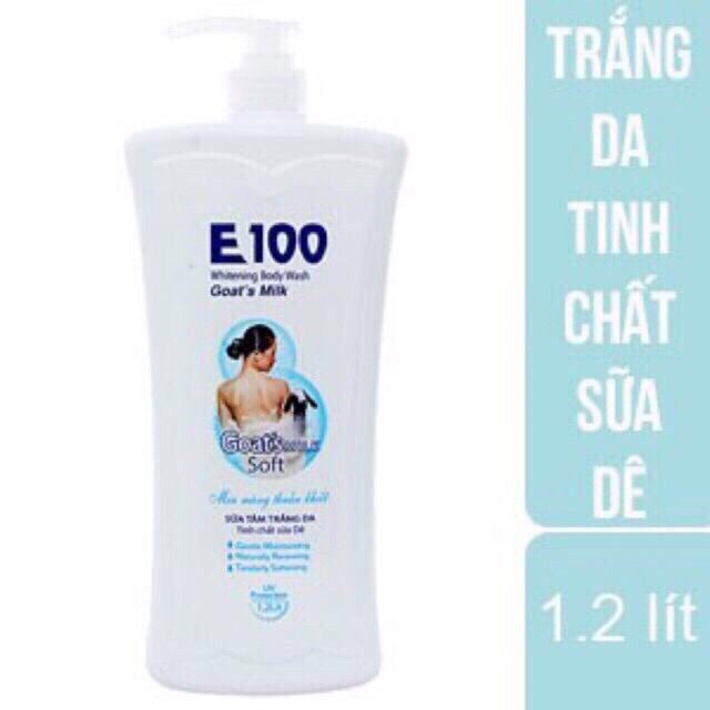 SỮA TẮM E100 SILKY Chai 1,2M