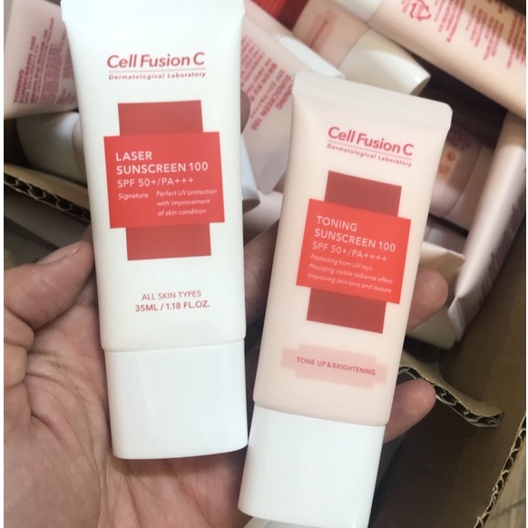 Kem chống nắng vật lý Cell Fusion C chính hãng không kèm vỏ 35ml