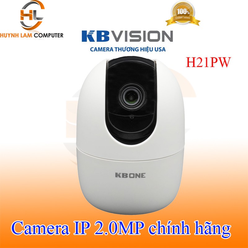 Camera IP 2.0MP KBONE H21PW quan sát ngày đêm đàm thoại 2 chiều 1080p - Hãng phân phối