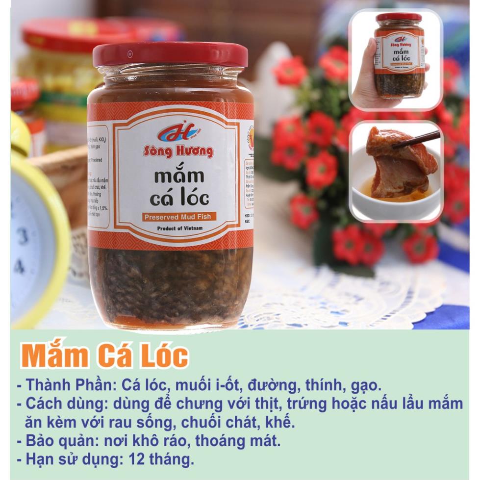 2 Hũ Mắm Cá Lóc Sông Hương Foods Hũ 430gNấu lẩu mắm , Chưng trứng , ăn kèm cơm , bún